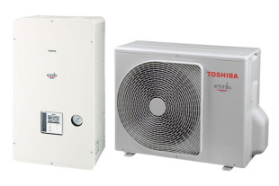 Toshiba HWS-P1405H8R-E / HWS-P1105XWHT6-E ESTIA High Power Hydrobox (R32, 3 fázis, 6 kW-os elektromos patronnal)